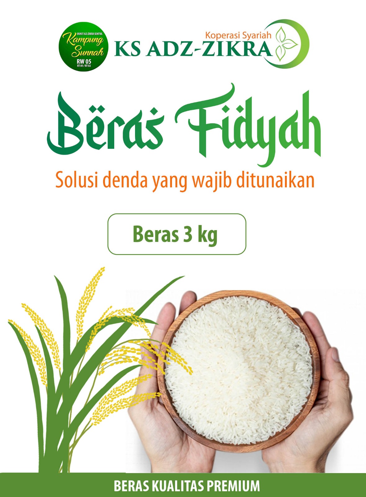 beras sedekah