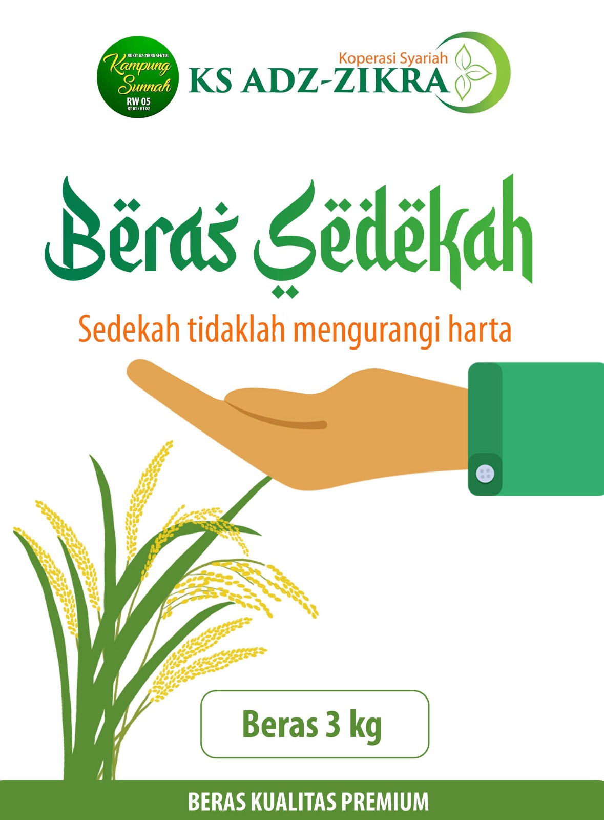 beras sedekah